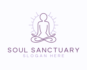 Spirituality - Meditate Yoga Spa logo design