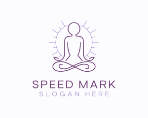 Meditate Yoga Spa logo design