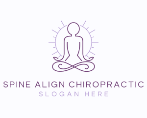 Meditate Yoga Spa logo design