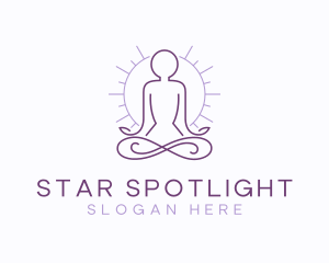 Meditate Yoga Spa logo design