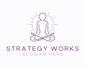 Meditate Yoga Spa logo design