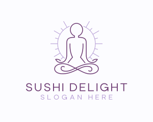 Meditate Yoga Spa logo design