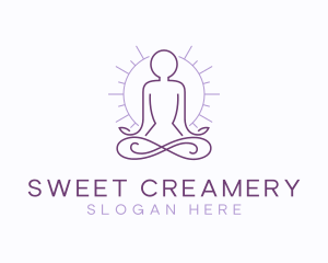 Meditate Yoga Spa logo design