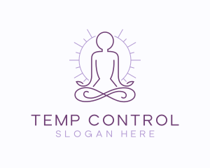 Meditate Yoga Spa logo design