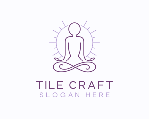 Meditate Yoga Spa logo design