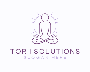 Meditate Yoga Spa logo design