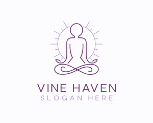 Meditate Yoga Spa logo design