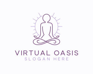 Meditate Yoga Spa logo design