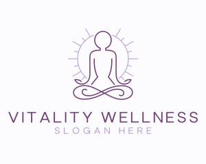 Meditate Yoga Spa logo design