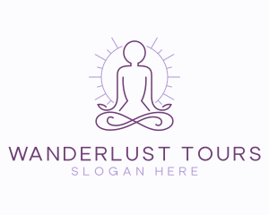 Meditate Yoga Spa logo design