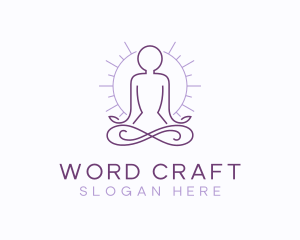 Meditate Yoga Spa logo design