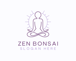 Meditate Yoga Spa logo design