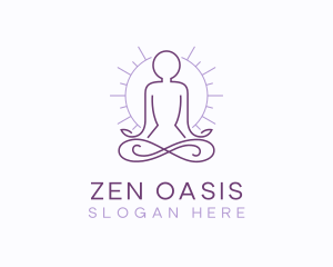 Meditation - Meditate Yoga Spa logo design