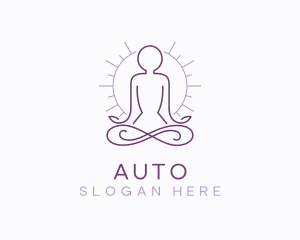 Meditate Yoga Spa logo design