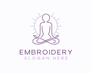 Meditate Yoga Spa logo design