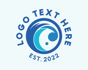 Trip - Summer Wave Beach logo design
