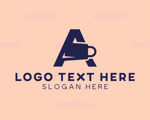 Shopping Tag Letter A Logo