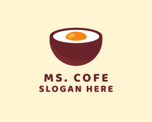 Egg Bowl Soup logo design