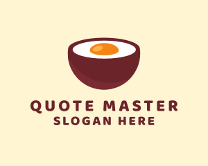 Egg Bowl Soup logo design