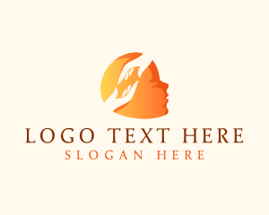 Healing - Hand Mental Support logo design