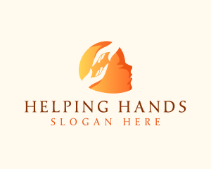 Hand Mental Support  logo design