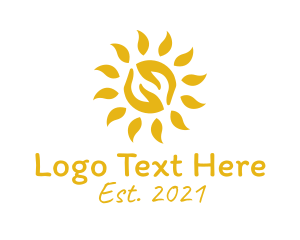 Agency - Golden Sun Charity logo design