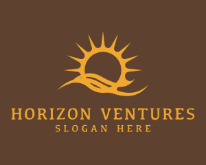 Horizon - Sun Wave Resort logo design