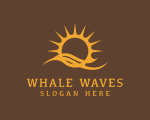 Sun Wave Resort logo design