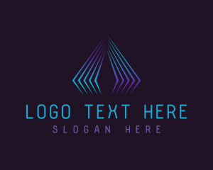 Firm - Technology Firm Pyramid logo design