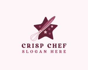 Star Whisk Bakery  logo design