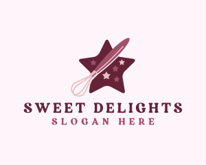 Star Whisk Bakery  logo design