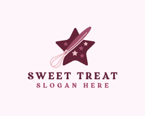 Star Whisk Bakery  logo design