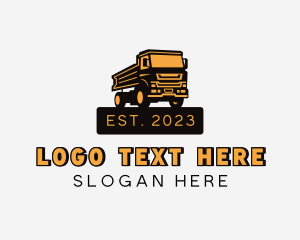 Trucking - Dump Truck Mover logo design