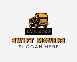 Mover - Dump Truck Mover logo design