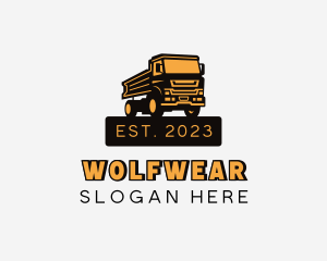 Shipping - Dump Truck Mover logo design