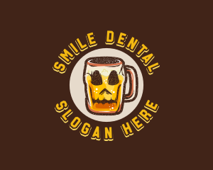 Mug - Skull Beer Mug logo design