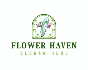 Sweden Flower Gardening logo design