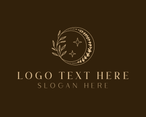 Decor - Holistic Floral Moon logo design