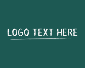 Tutorial - Chalk Handwriting Academy logo design