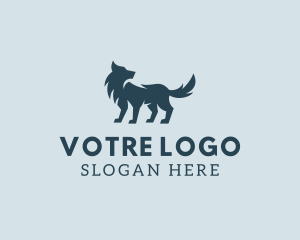 Wolf - Wild Wolf Dog logo design