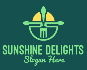 Sunshine - Sunshine Fork Restaurant logo design