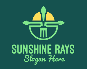 Sunshine Fork Restaurant  logo design