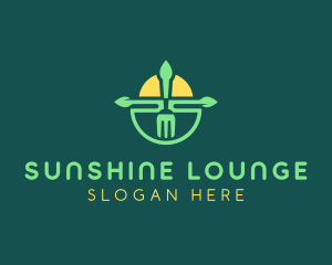 Sunshine Fork Restaurant  logo design