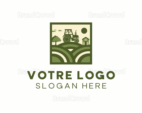 Field Tractor Farm Logo