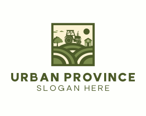 Province - Field Tractor Farm logo design
