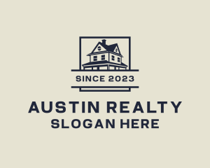 Roofing Housing Realty logo design