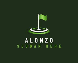 Flag Golf Sports logo design