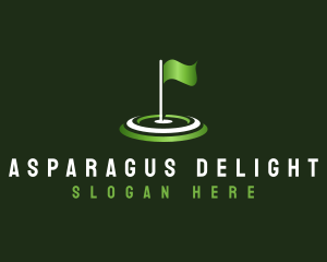 Flag Golf Sports logo design