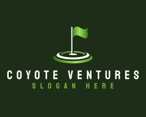 Flag Golf Sports logo design