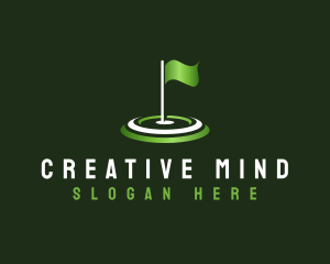 Flag Golf Sports logo design